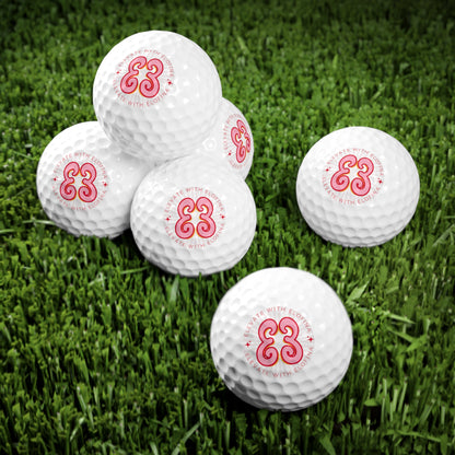 Golf Balls, 6pcs - Elevate with Elofina Butterfly Logo