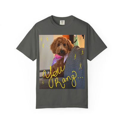 You Rang? Winston the Goldendoodle Graphic Tee