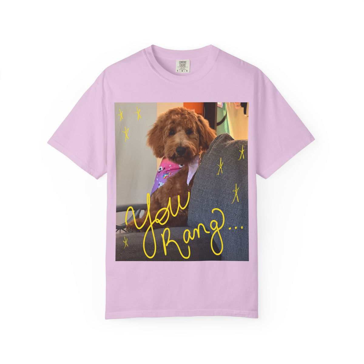 You Rang? Winston the Goldendoodle Graphic Tee
