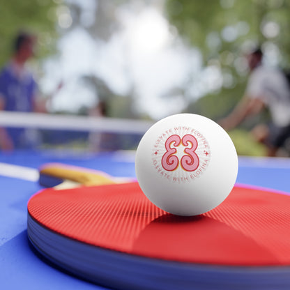 Ping Pong Balls — 'Elevate with Elofina' Logo Set (6-Pack)