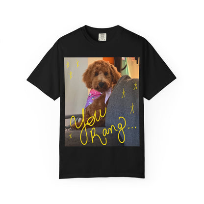 You Rang? Winston the Goldendoodle Graphic Tee